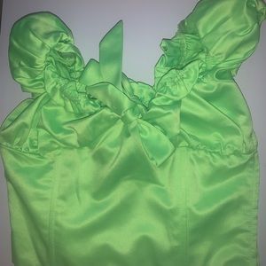 I. AM. GIA. Neon crop top